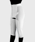 Front view of full contact closure compression girdle for post-surgical medical recovery