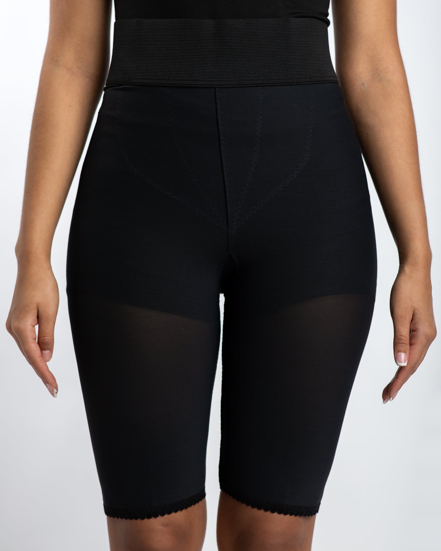 Compression Girdle Above Knee - 2nd Stage, Black (#2077)