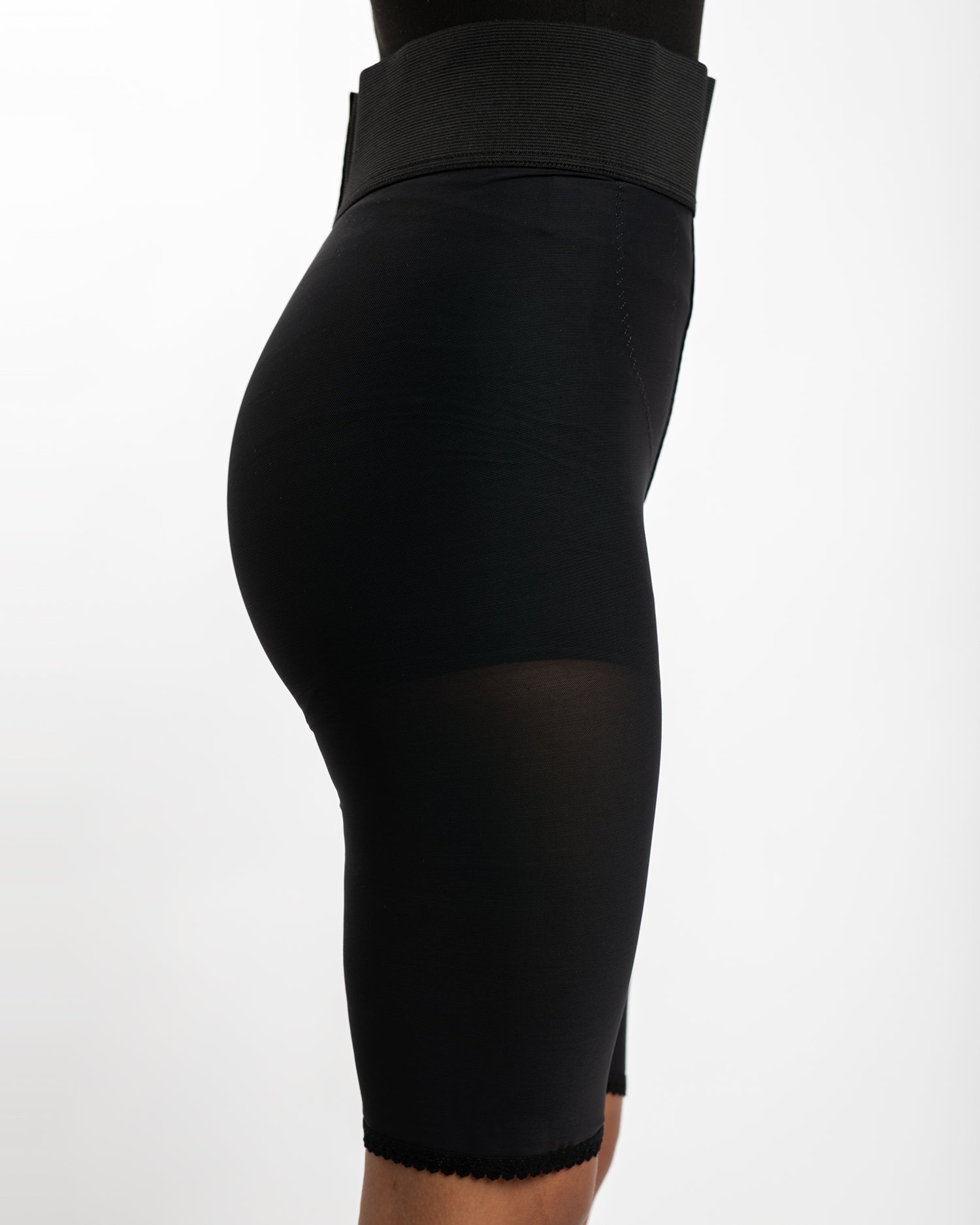 Compression Girdle Above Knee - 2nd Stage, Black (#2077)