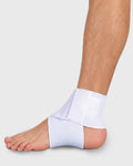 Frank Stubbs Figure 8 Ankle Wrap with elastic support and adjustable contact closure.