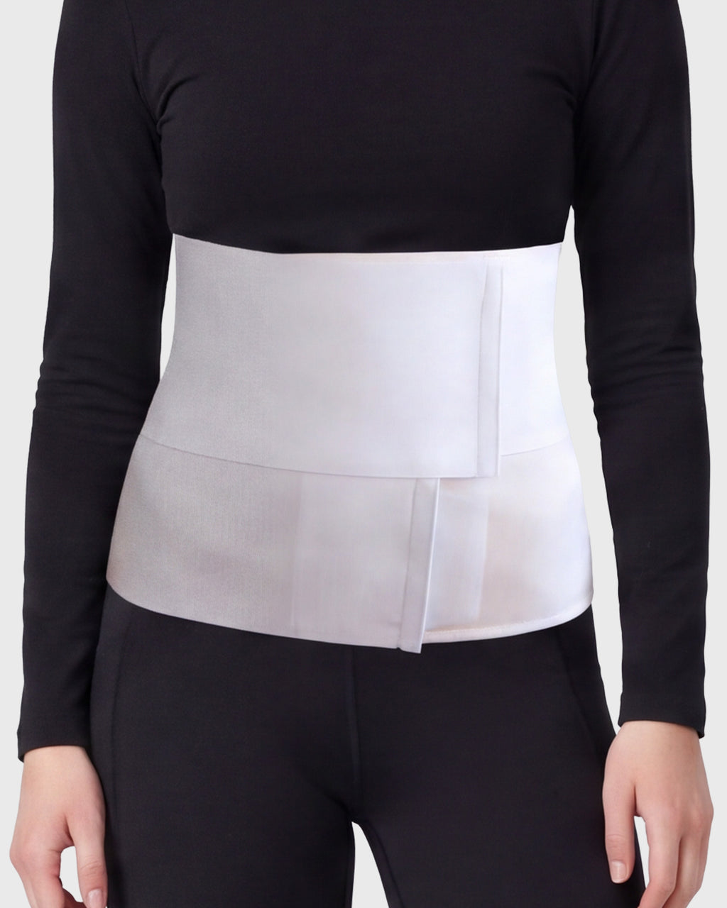 Contoured Abdominal Binder post-surgical compression support garment front view