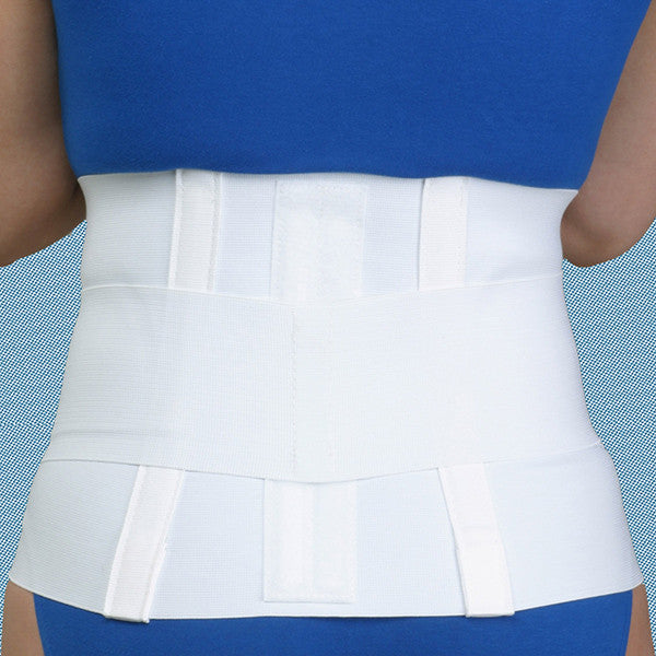 Lower back brace, 2 cross straps, Available in various sizes