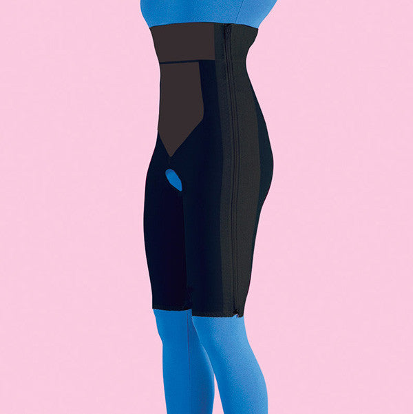 Compression Garment - Body With Suspenders, Below The Knee Body
