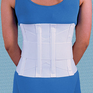 High Waist Compression Girdle Above Knee - 2nd Stage, White (#2079) - Frank  Stubbs Company Inc.